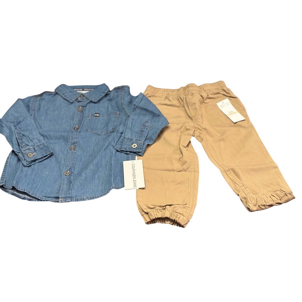 Calvin Klein NWT Boys Pants/Shirt Outfit